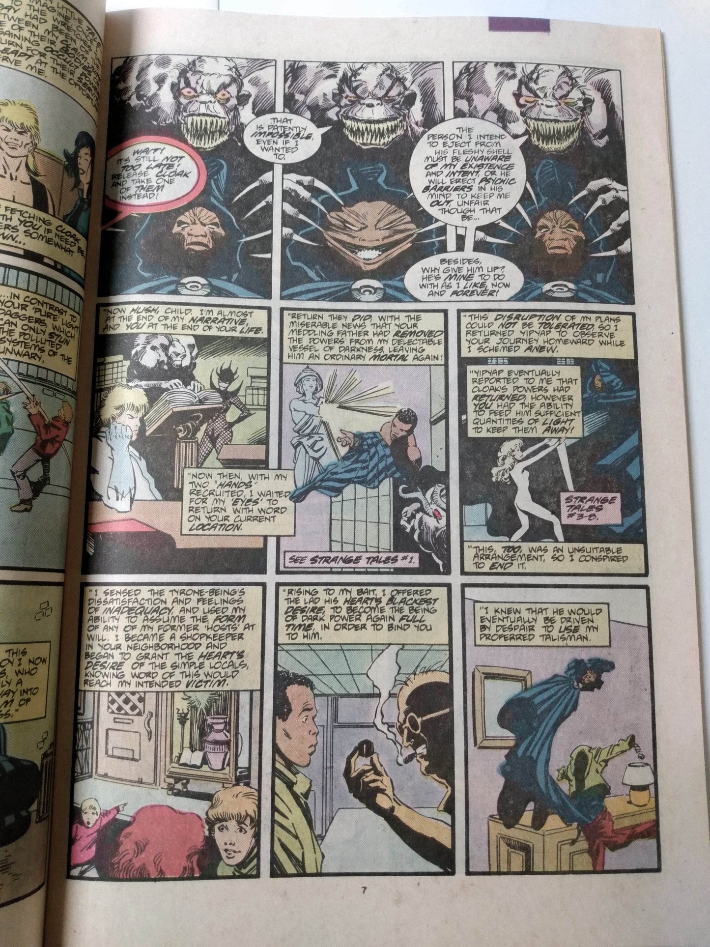 Strange Tales Featuring Dagger & Dr Strange  VOL 2 #11 Feb 1988 Marvel - TulipStuff