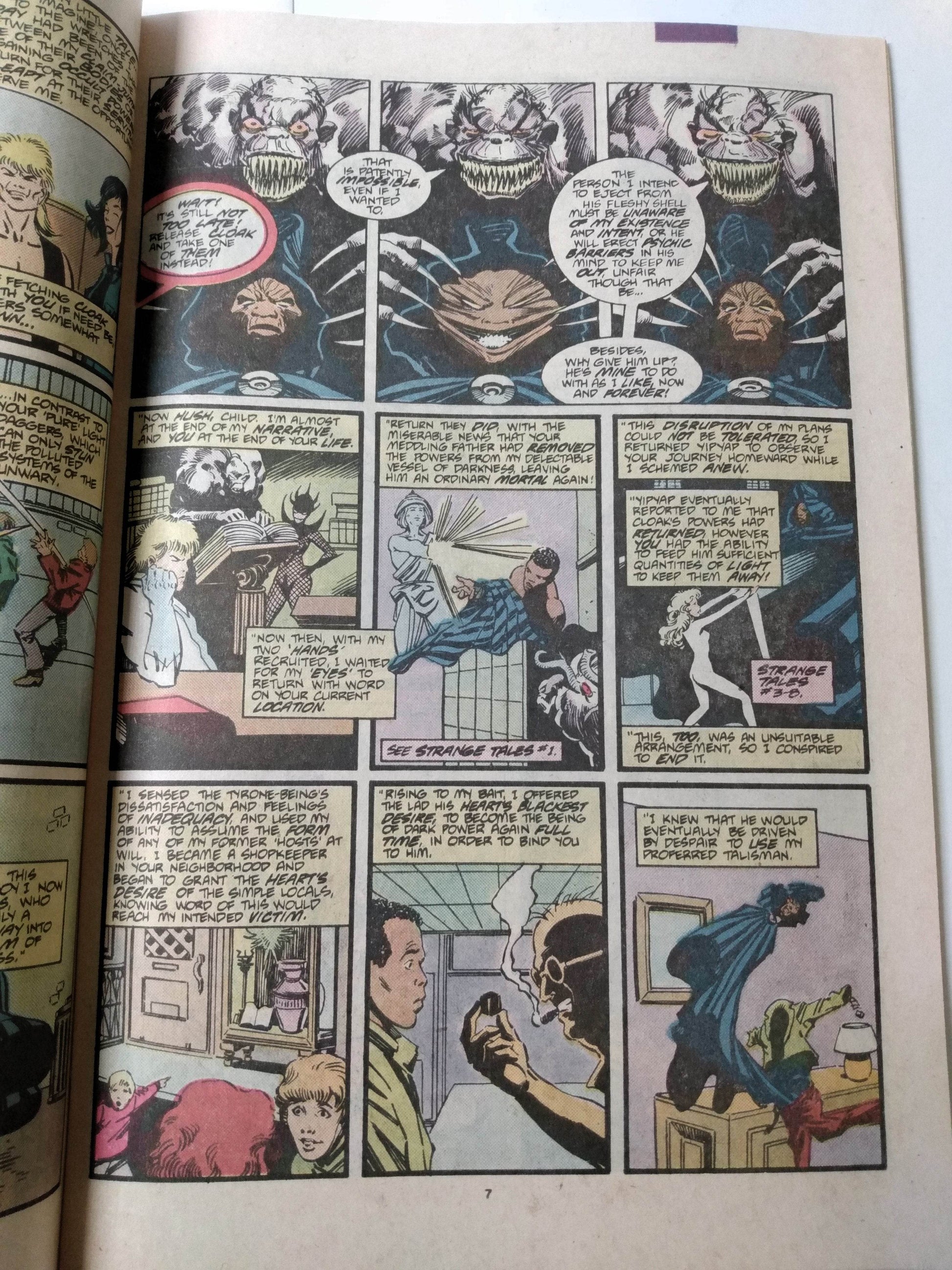 Strange Tales Featuring Dagger & Dr Strange  VOL 2 #11 Feb 1988 Marvel - TulipStuff