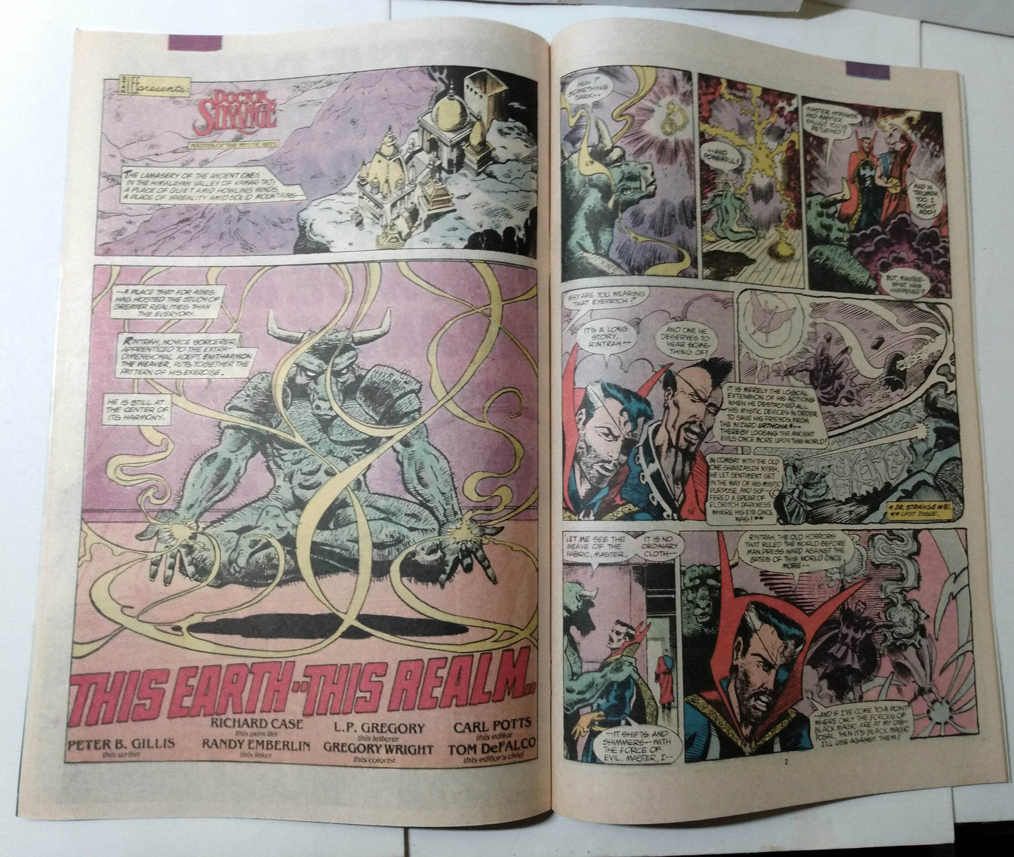 Strange Tales Featuring Dagger & Dr Strange  VOL 2 #11 Feb 1988 Marvel - TulipStuff