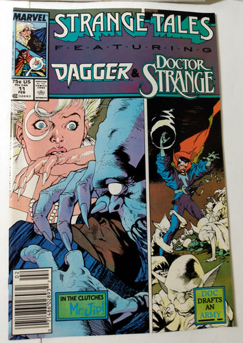 Strange Tales Featuring Dagger & Dr Strange  VOL 2 #11 Feb 1988 Marvel - TulipStuff