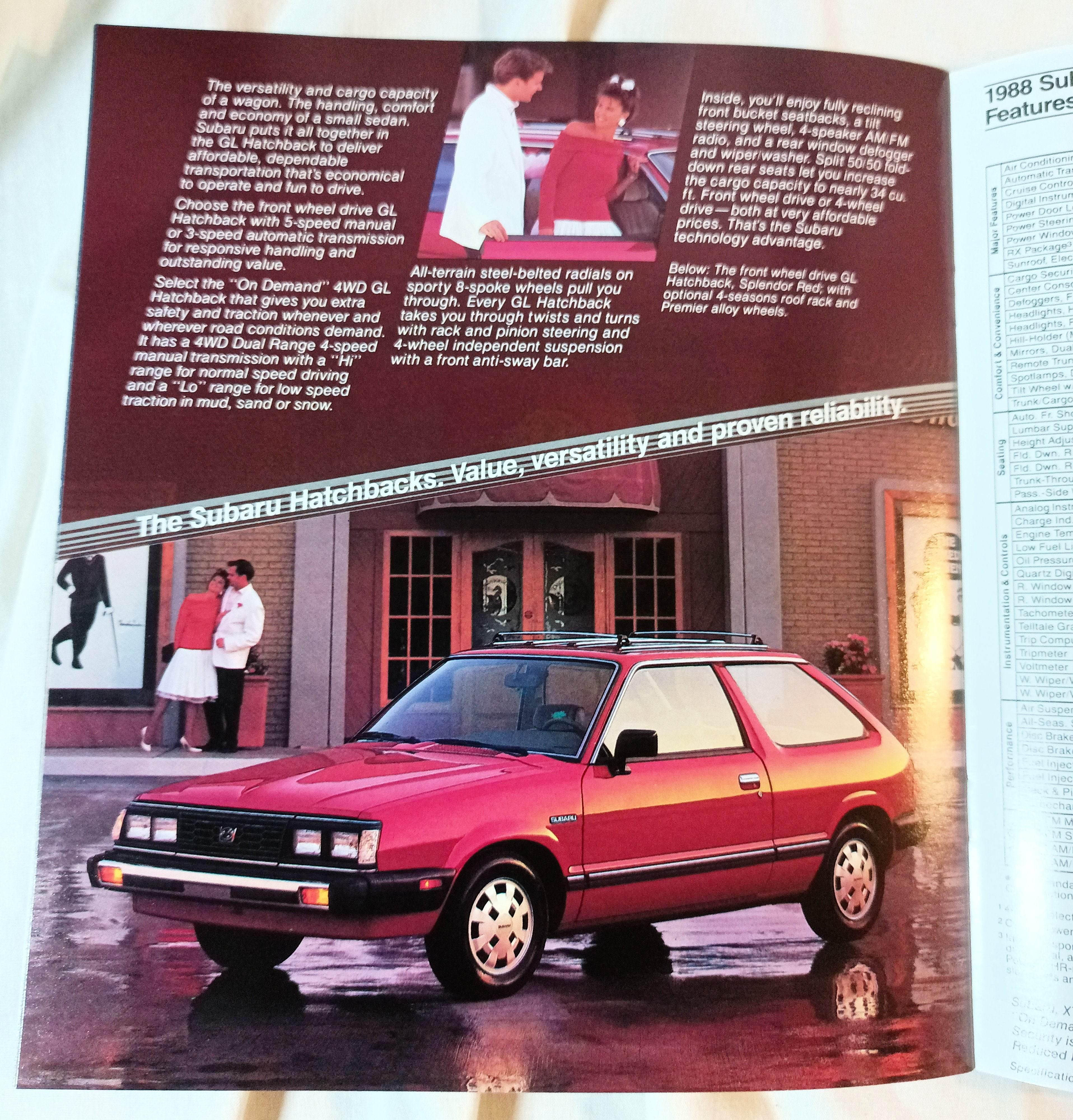 Subaru 1993 US Full Line Dealer Sales Brochure Legacy SVX Loyale