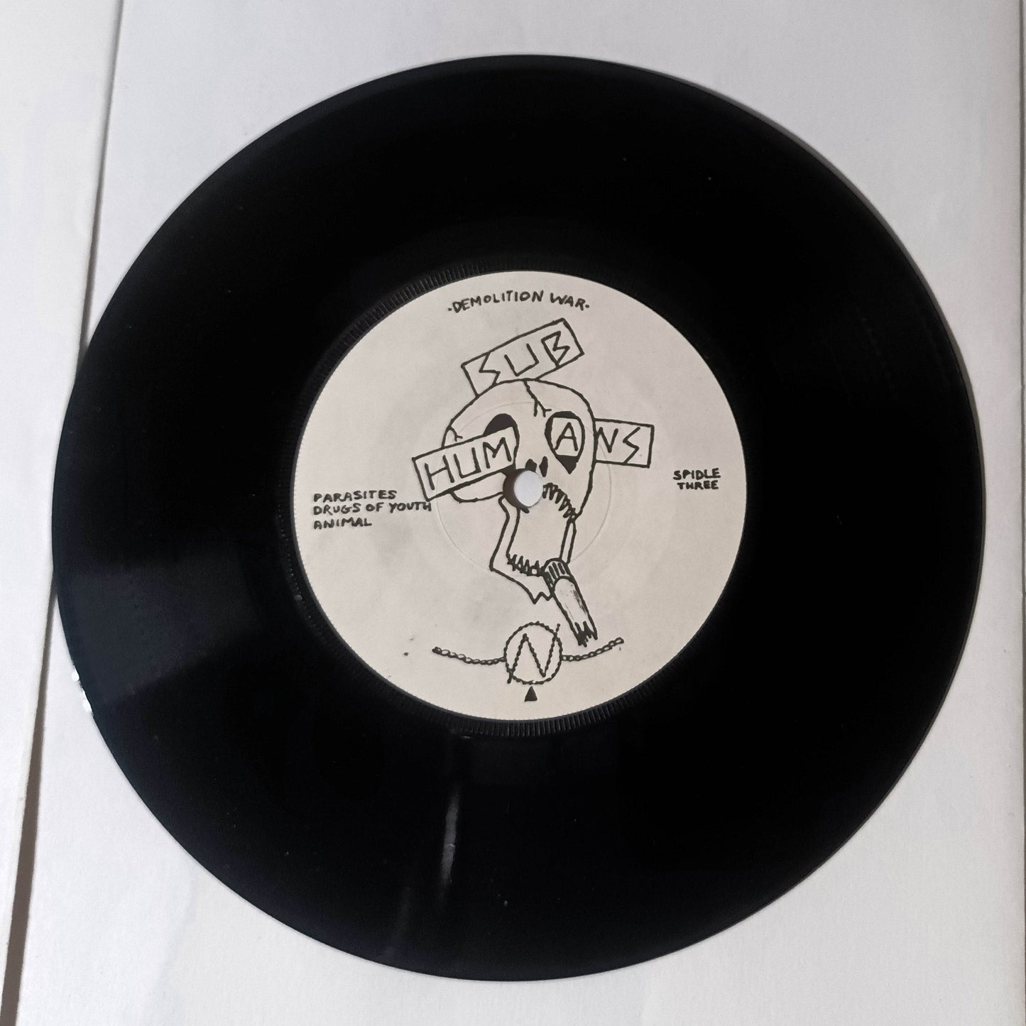 Subhumans Demolition War 7" EP Vinyl Record UK Punk Hardcore 1981 - TulipStuff