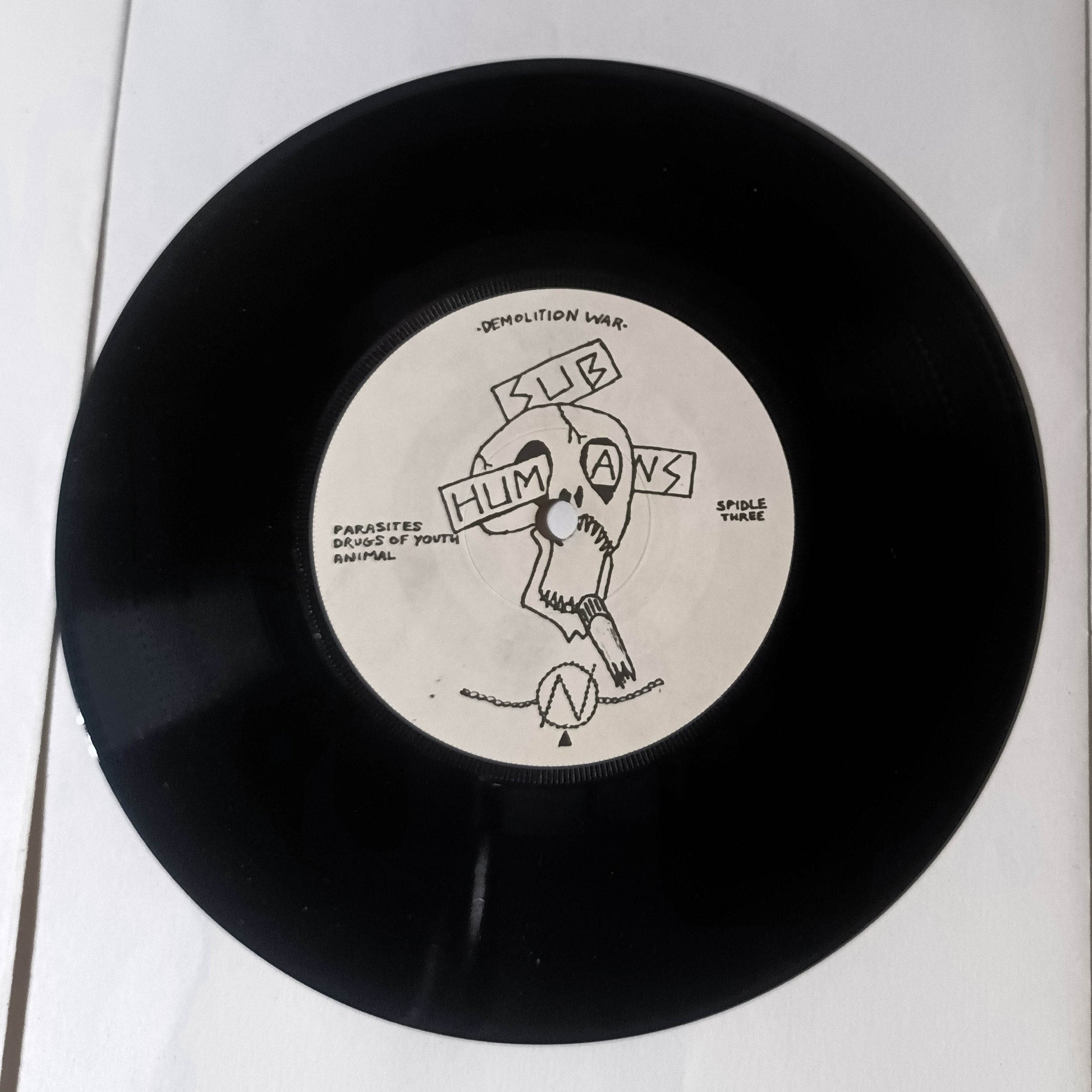 Subhumans Demolition War 7" EP Vinyl Record UK Punk Hardcore 1981 - TulipStuff