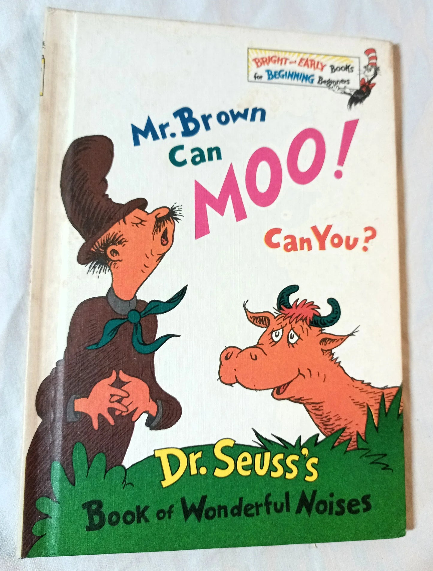 Dr Seuss Mr Brown Can Moo Can You Book Club Edition 1970 - TulipStuff