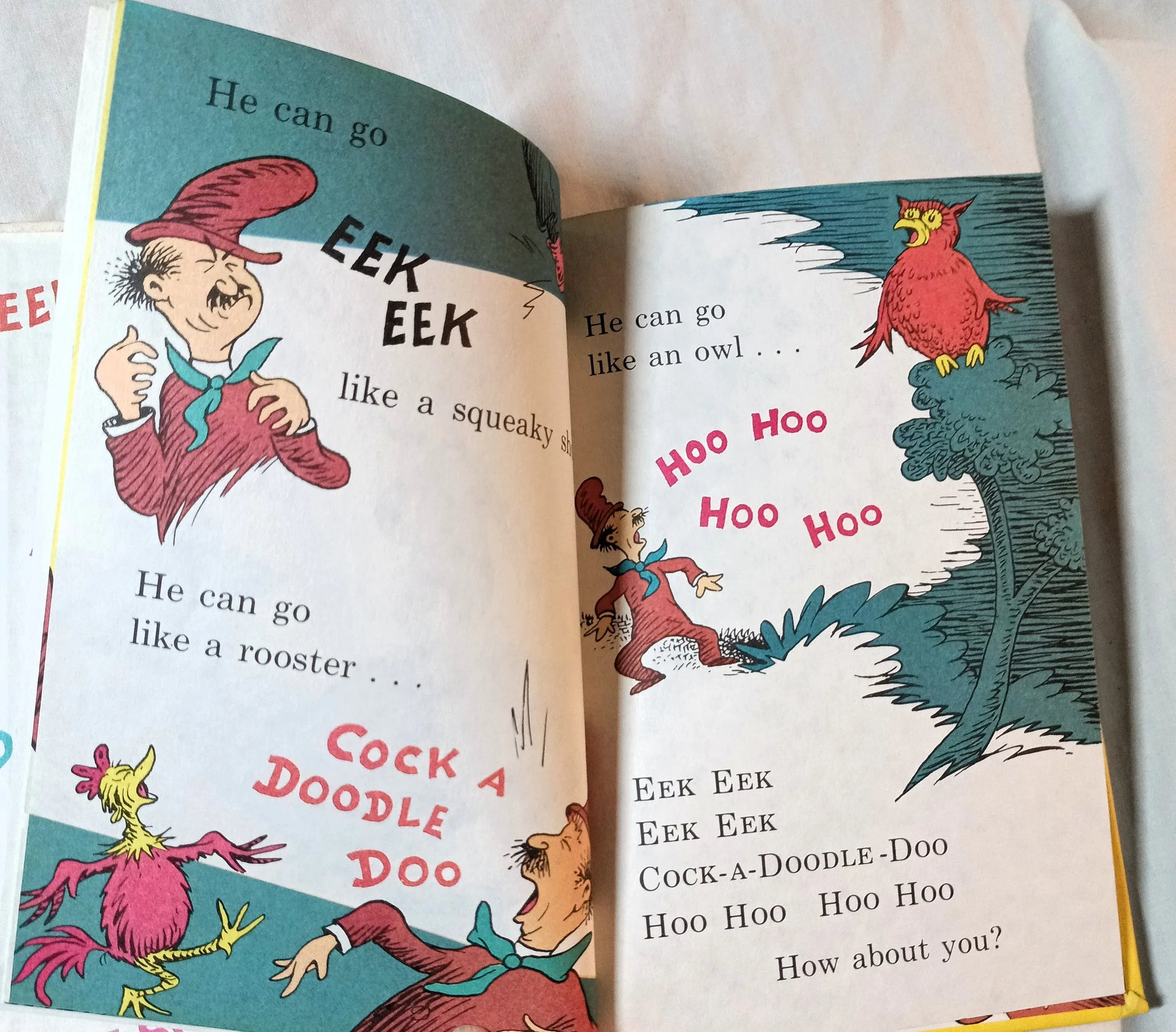 Dr Seuss Mr Brown Can Moo Can You Book Club Edition 1970 - TulipStuff