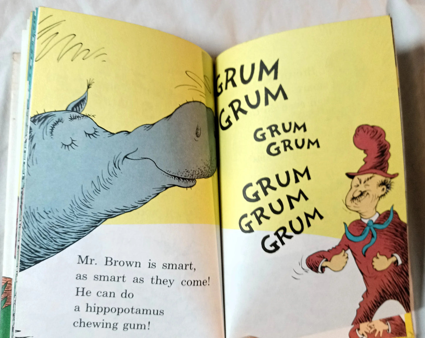 Dr Seuss Mr Brown Can Moo Can You Book Club Edition 1970 - TulipStuff