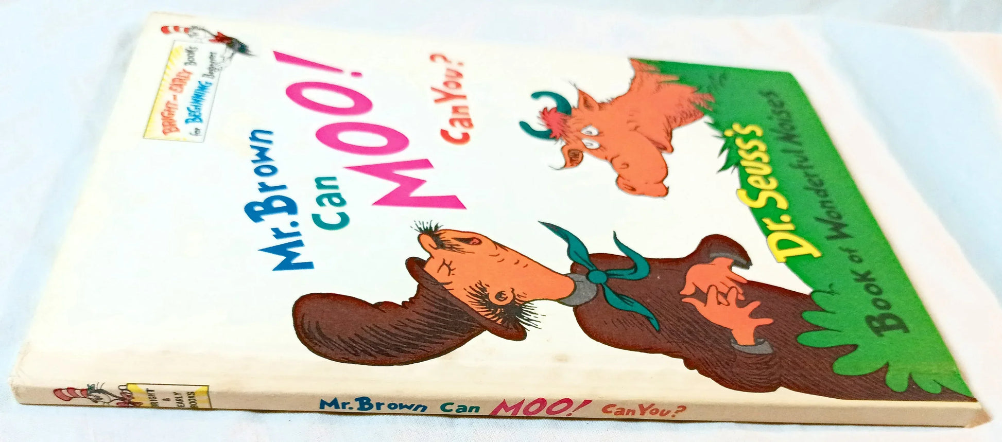Dr Seuss Mr Brown Can Moo Can You Book Club Edition 1970 - TulipStuff