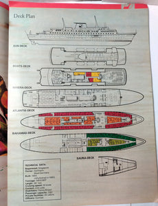 Sun World Lines Regina Maris 1982-83 Caribbean Cruise Brochure - TulipStuff