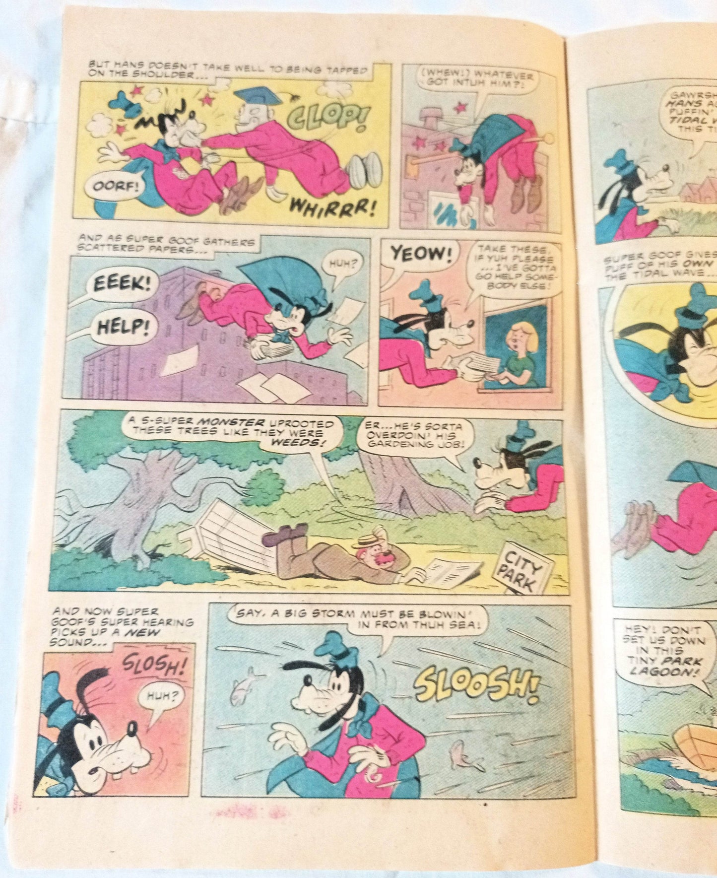 Walt Disney Super Goof Issue #59 May 1980 Whitman Comics Goofy - TulipStuff