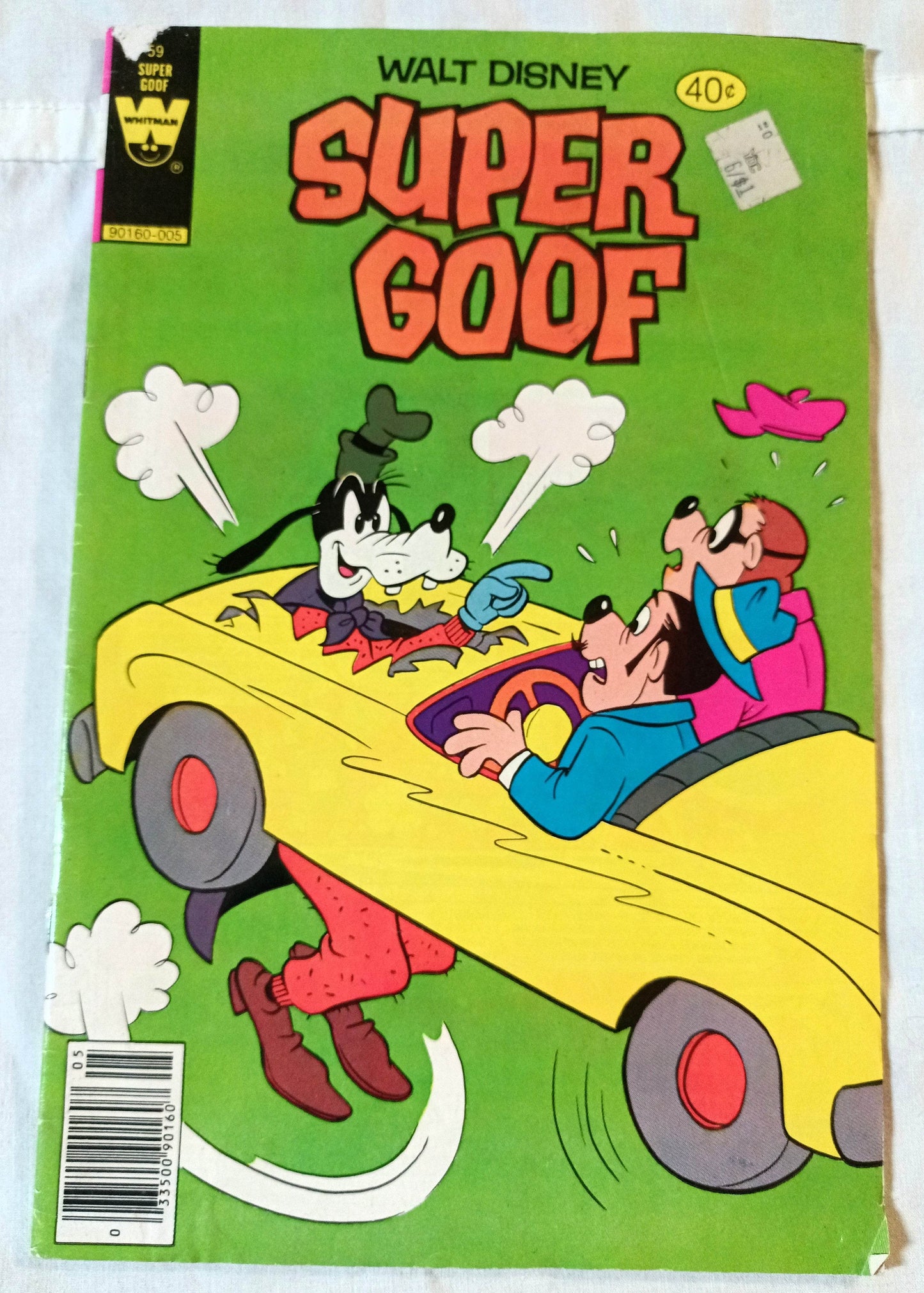 Walt Disney Super Goof Issue #59 May 1980 Whitman Comics Goofy - TulipStuff