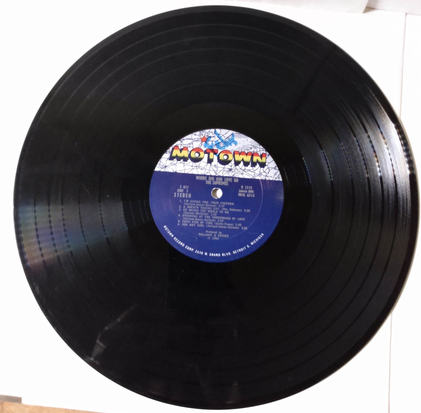 The Supremes Where Did Our Love Go 12" Vinyl LP Motown S-621 1964 - TulipStuff