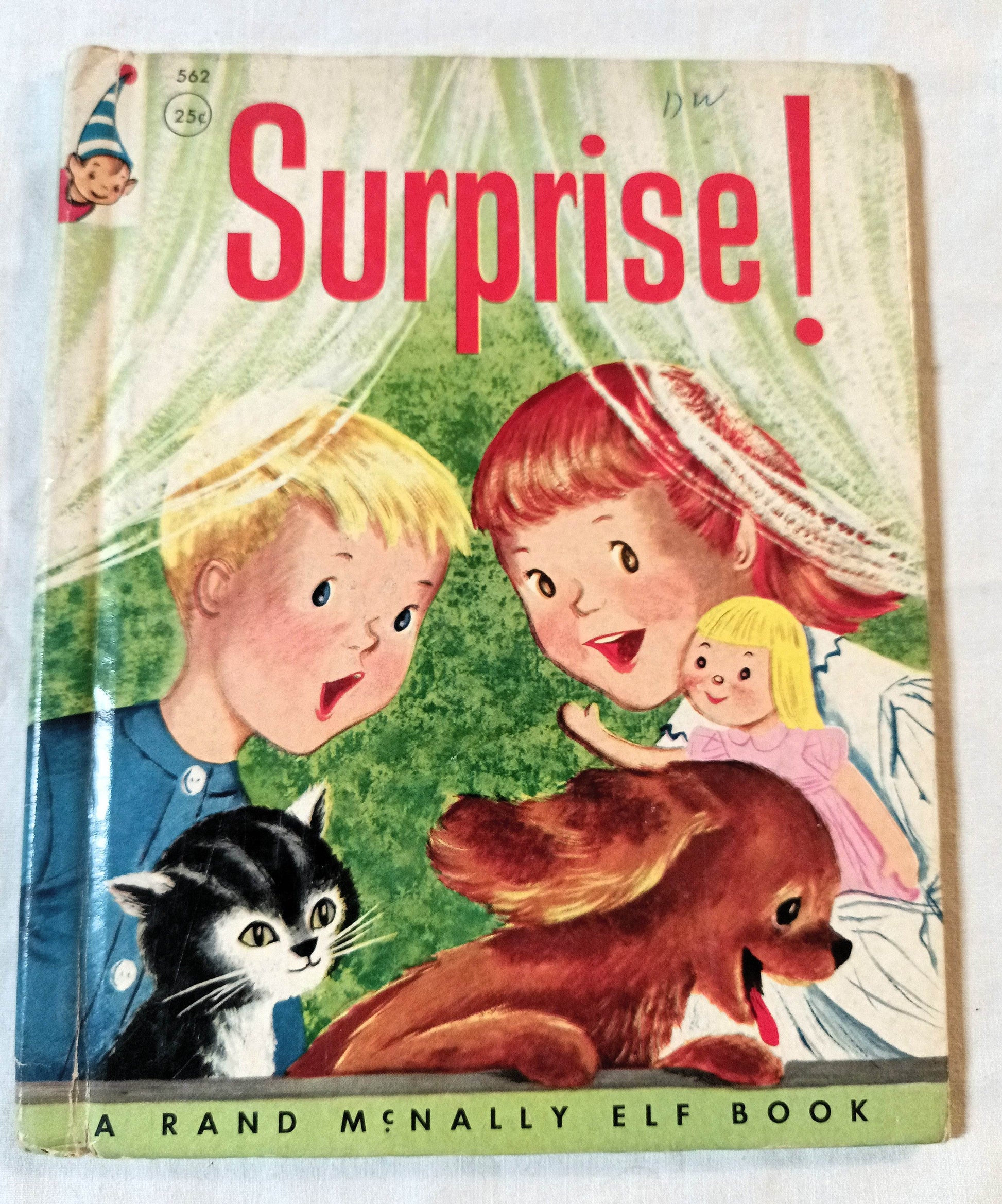 Surprise! Lucy Ozone Rand McNally Elf Book Hardcover 1956 - TulipStuff