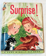Load image into Gallery viewer, Surprise! Lucy Ozone Rand McNally Elf Book Hardcover 1956 - TulipStuff
