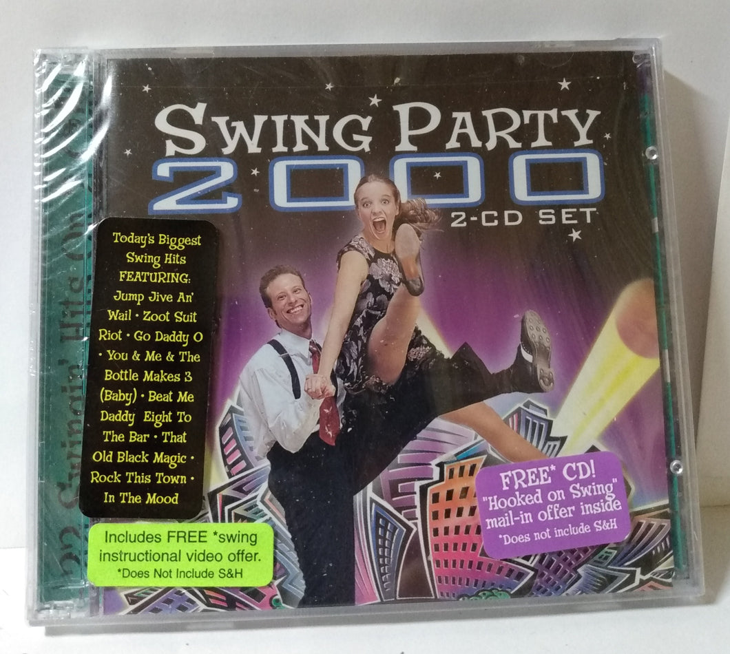 Swing Party 2000 2-CD Tony Burgos Orchestra Set K-Tel - TulipStuff