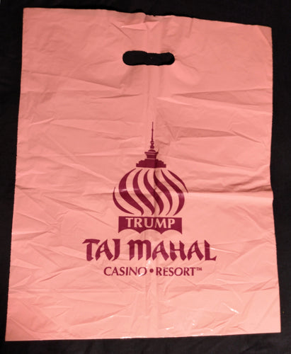 Trump Taj Mahal Casino Resort Atlantic City Vintage Shopping Bag 1990's - TulipStuff