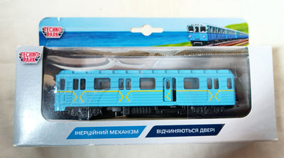 TechnoPark Ukrainian Subway Metro Wagon 81‑717/714 Train Car 2019 - TulipStuff