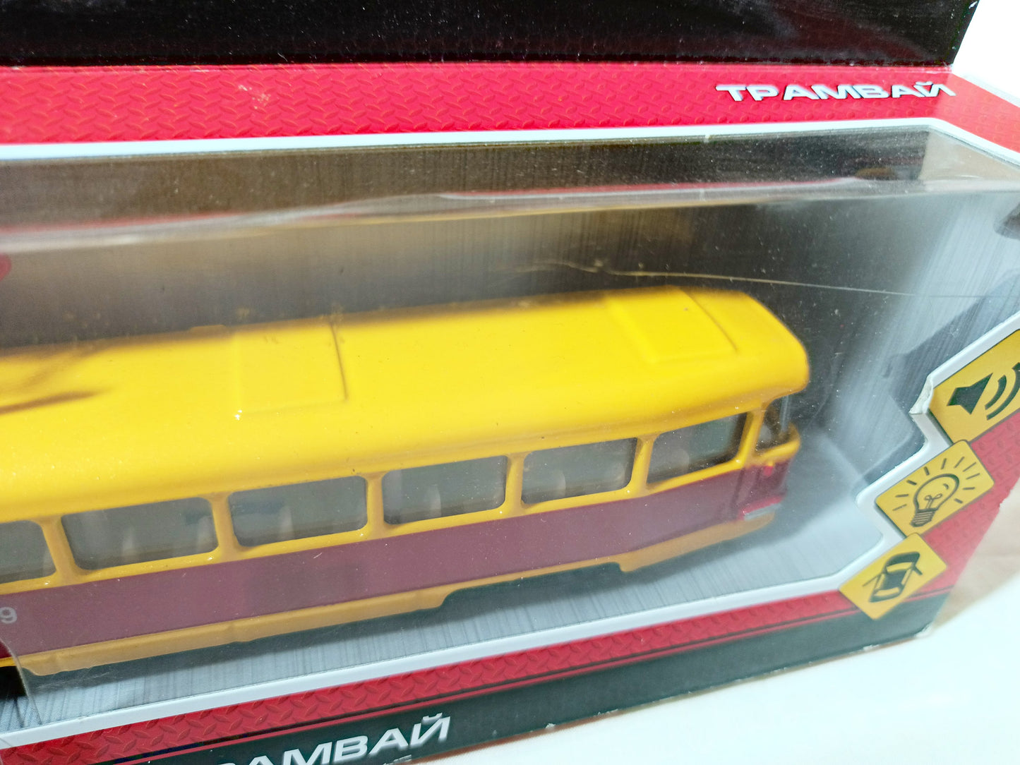 TechnoPark CT12-463-2 Moscow Mosgortrans Tatra T3SU Tram (light sound) - Tuliptuff