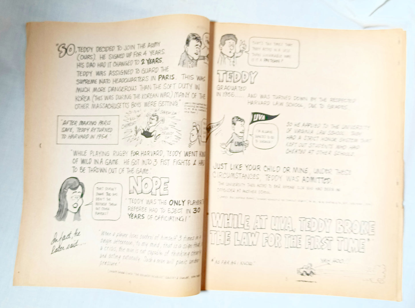 Every Family Has One Ted Kennedy Satire Comedy Book 1982 - TulipStuff