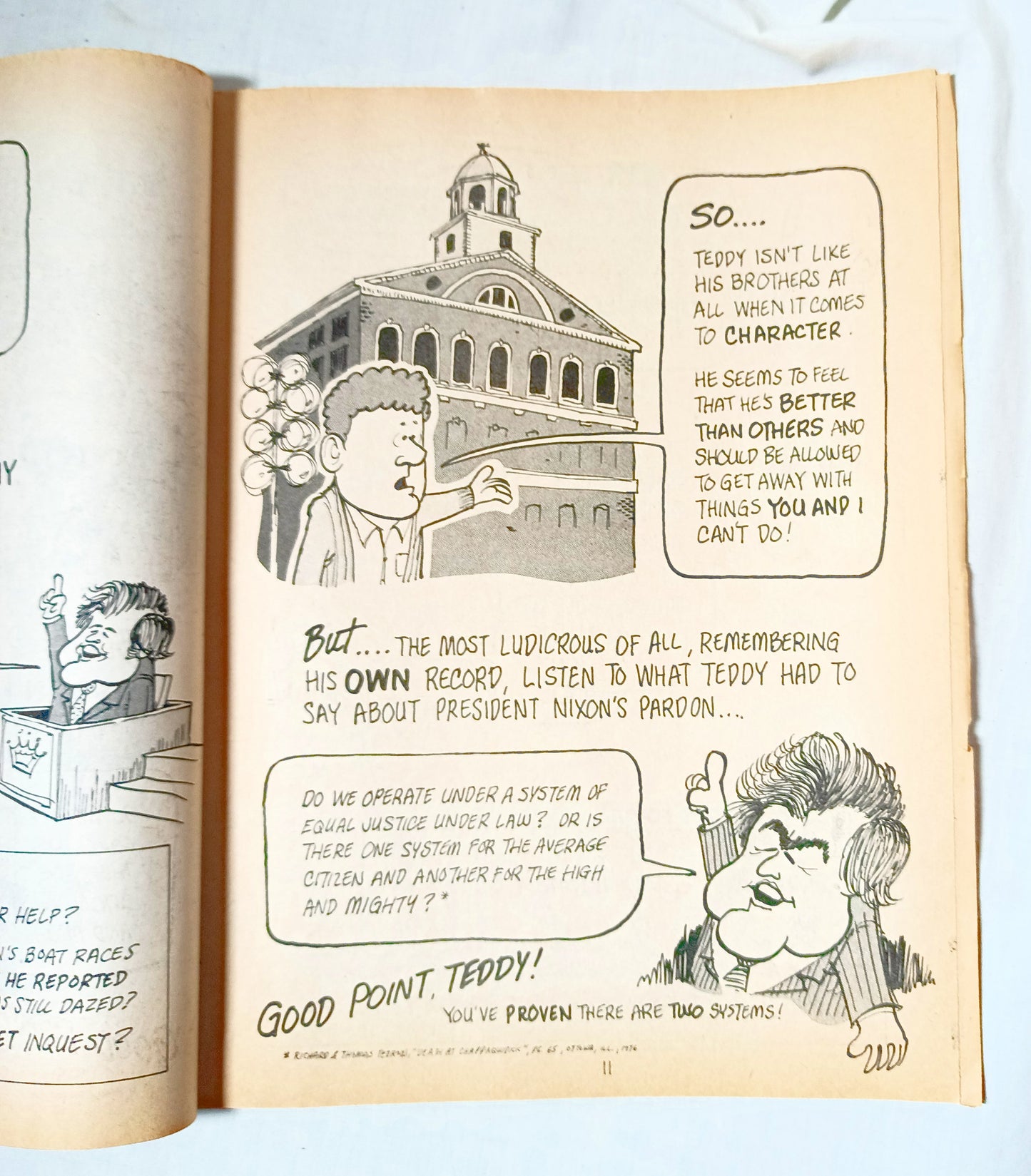 Every Family Has One Ted Kennedy Satire Comedy Book 1982 - TulipStuff