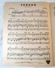 Load image into Gallery viewer, Teresa 1947 Sheet Music Jack Hoffman Babe Russin - TulipStuff
