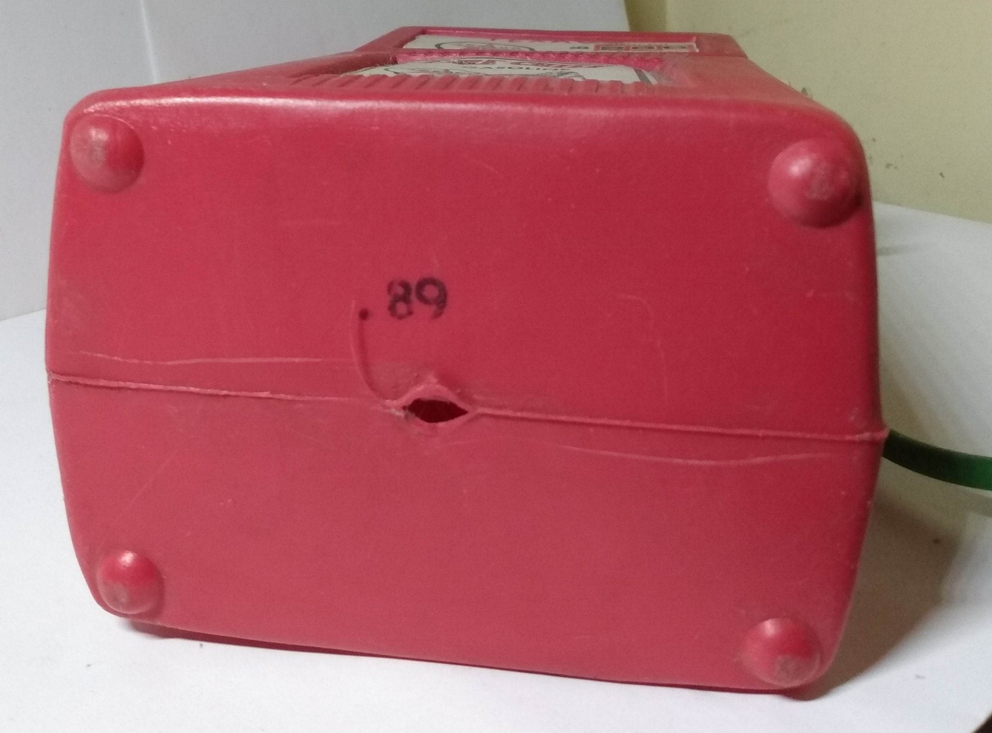 Texaco Fire Chief Gasoline Plastic Gas Pump Coin Bank H-G Toys 1960's - TulipStuff