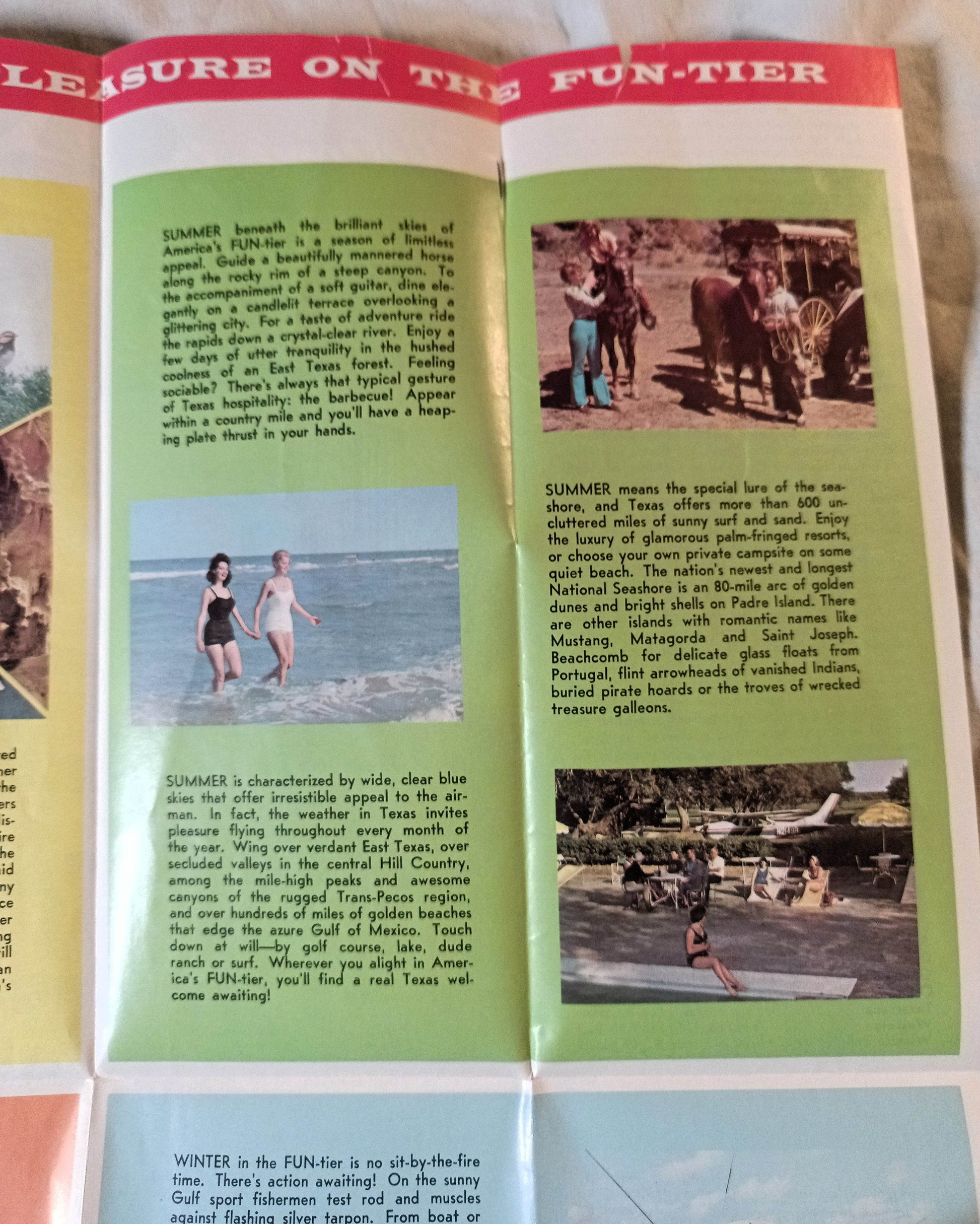 Welcome To Texas America's Fun-tier TX Dept Highways Brochure 1965 - TulipStuff