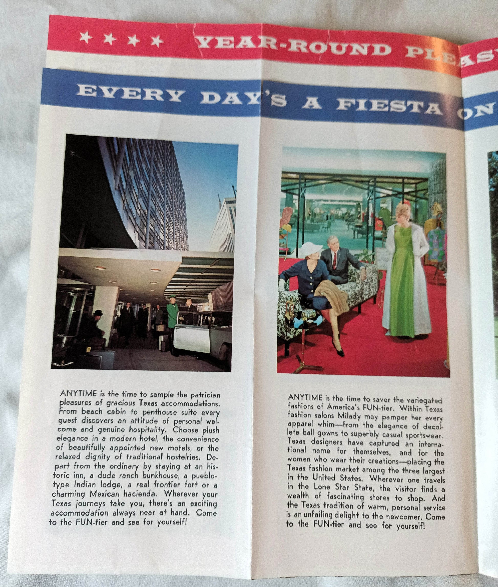 Welcome To Texas America's Fun-tier TX Dept Highways Brochure 1965 - TulipStuff