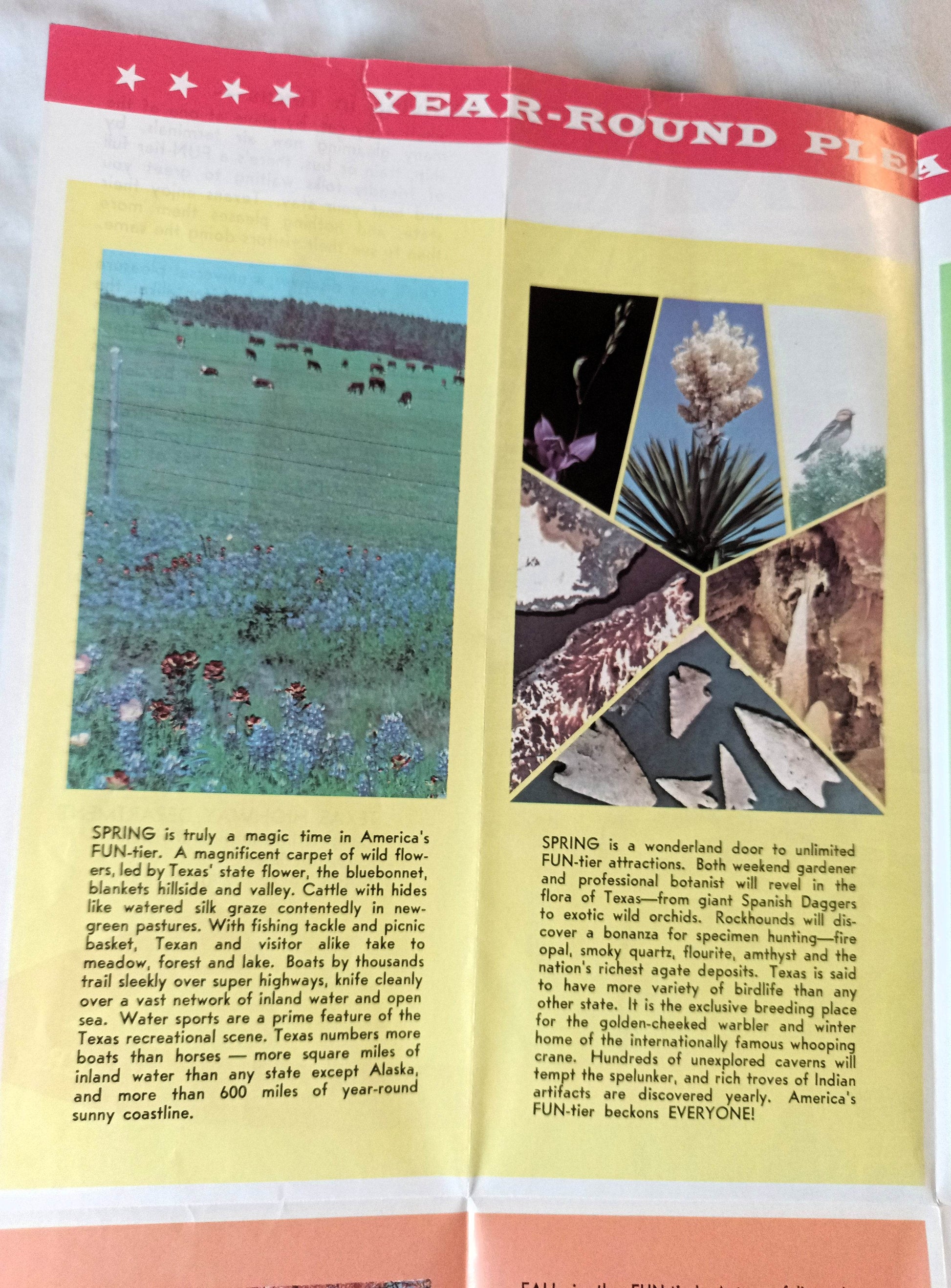 Welcome To Texas America's Fun-tier TX Dept Highways Brochure 1965 - TulipStuff