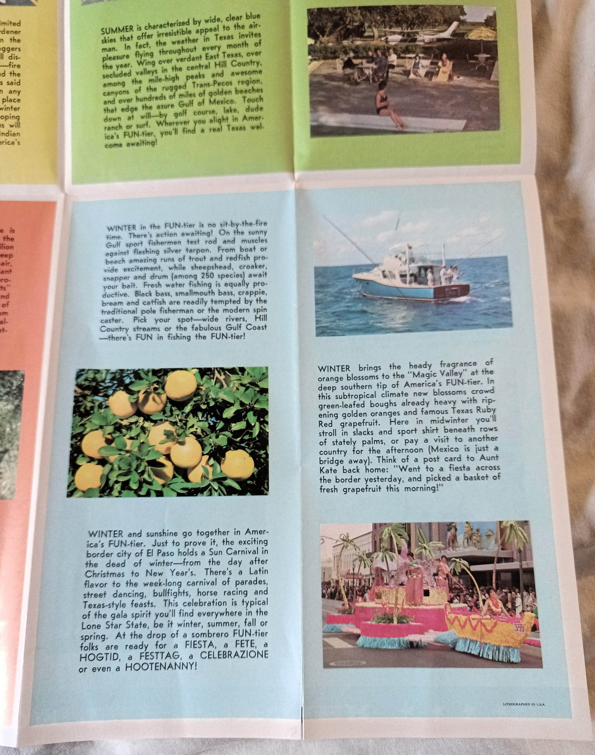 Welcome To Texas America's Fun-tier TX Dept Highways Brochure 1965 - TulipStuff