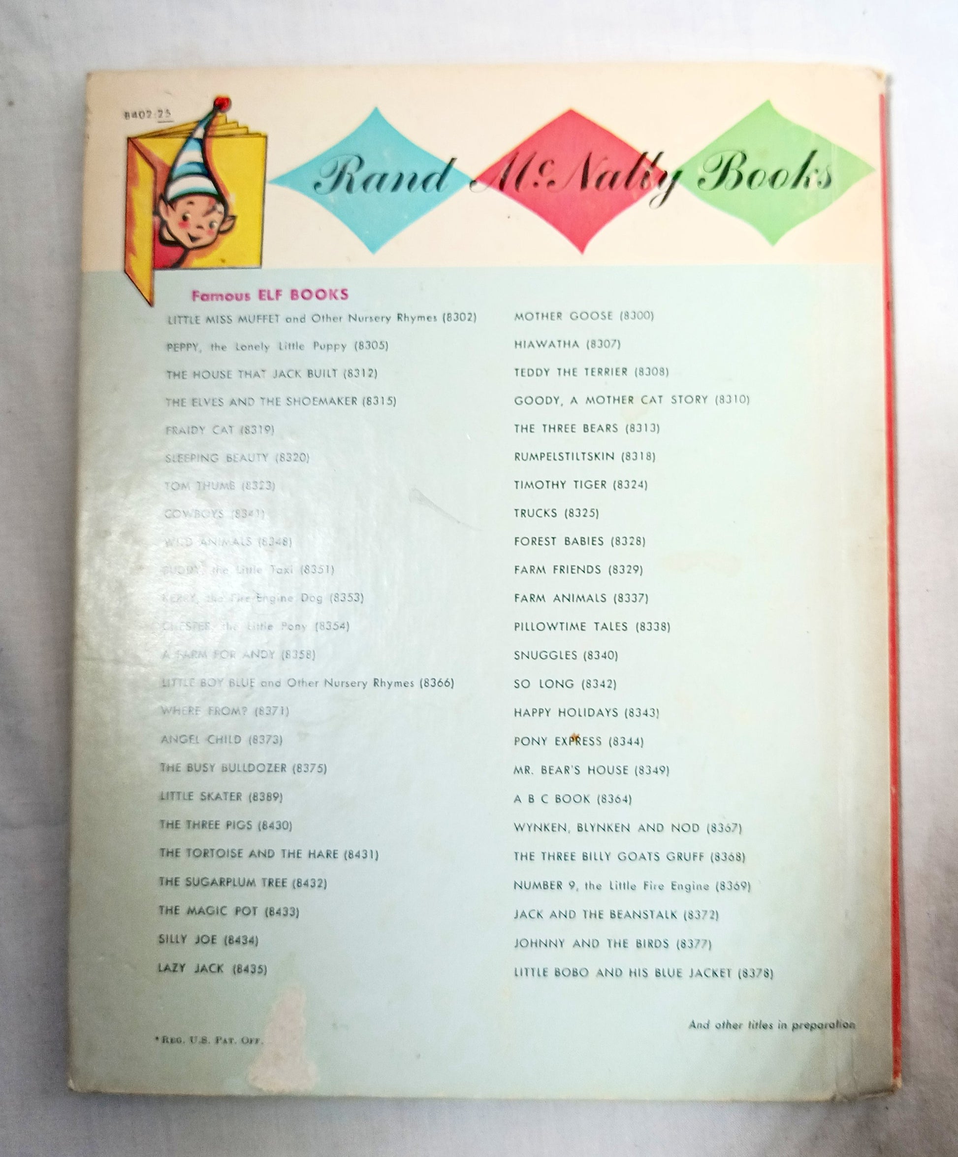 The Busy Book Rhymes And Riddles And Things To Do Elf Book 1952 - TulipStuff