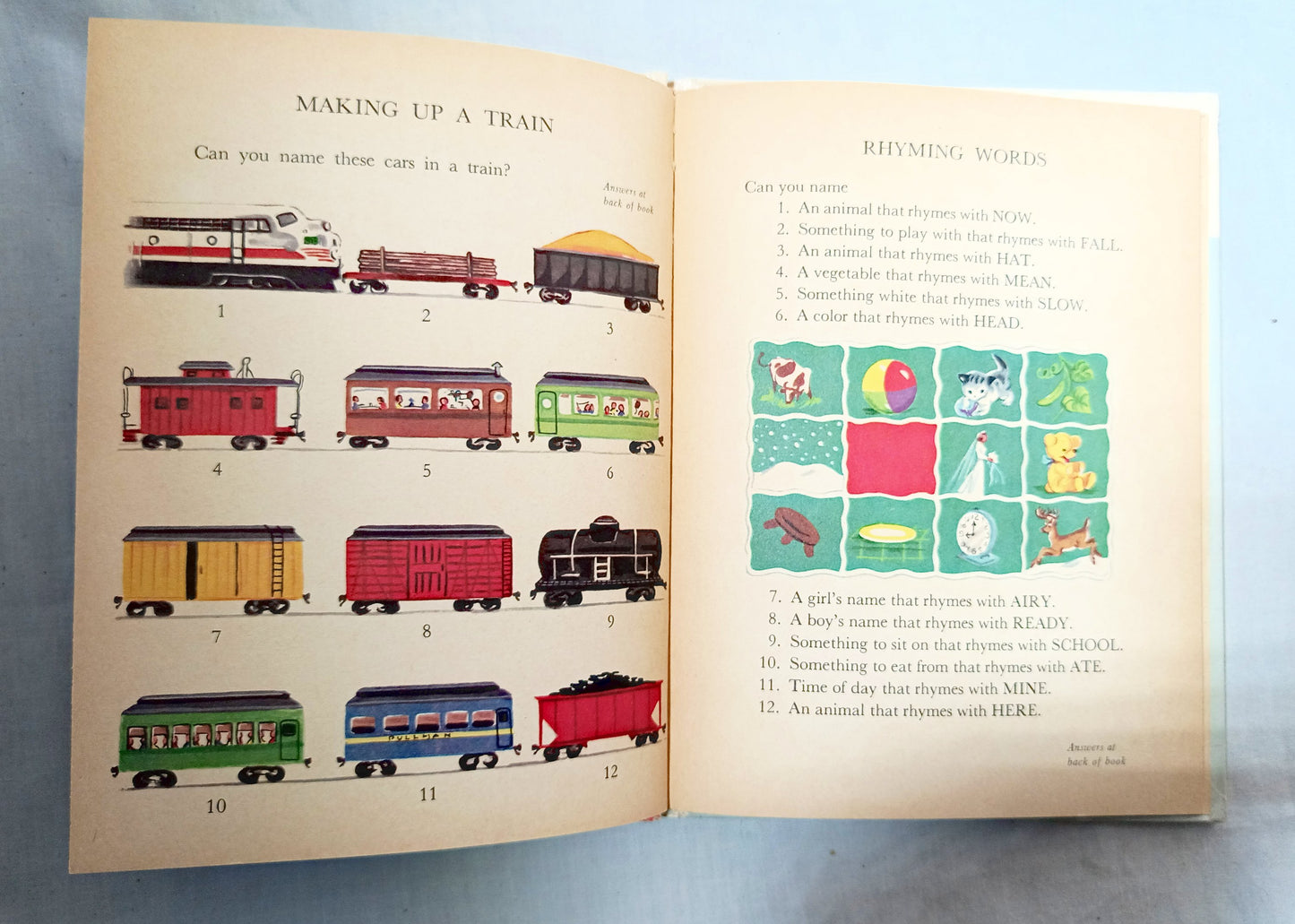 The Busy Book Rhymes And Riddles And Things To Do Elf Book 1952 - TulipStuff