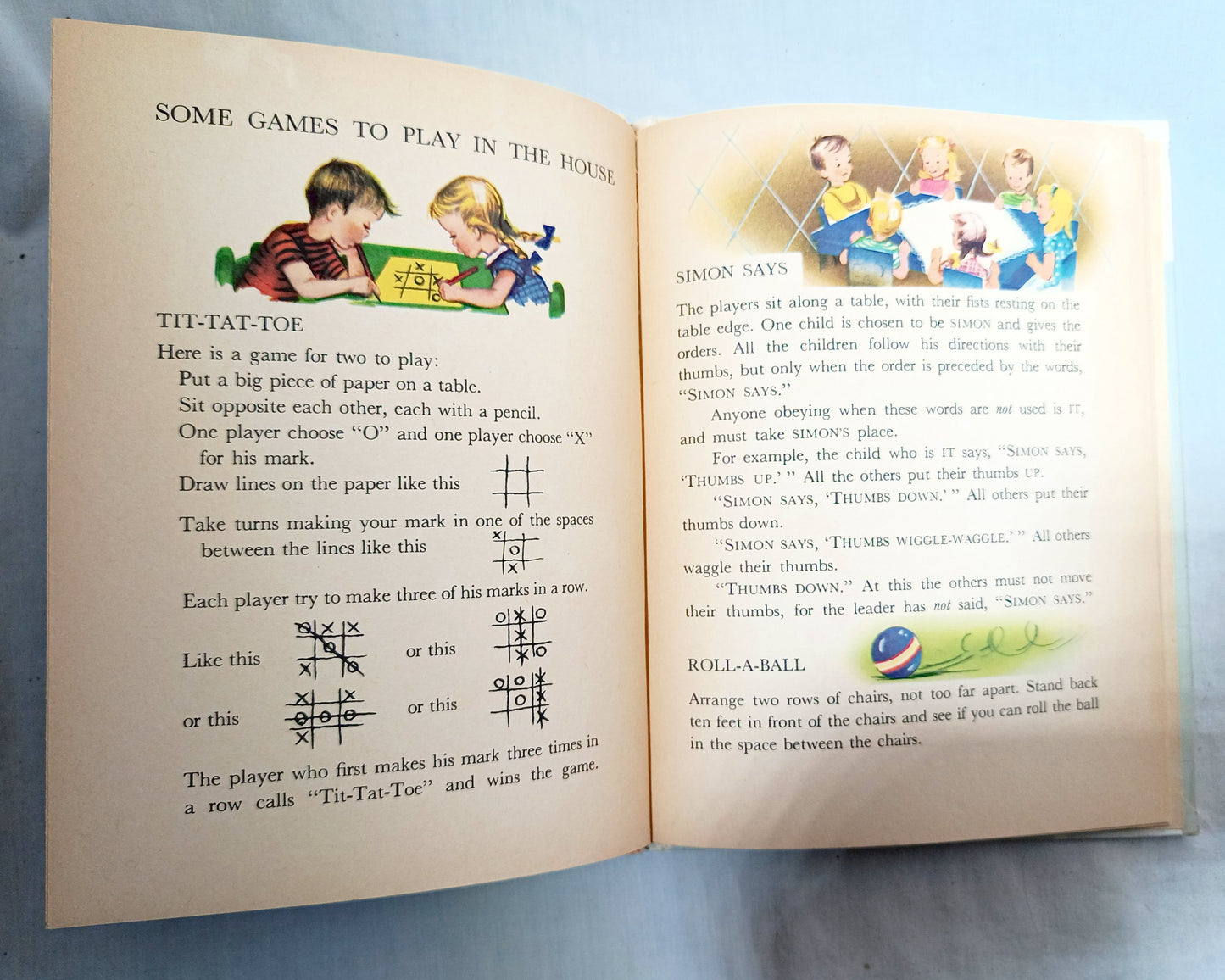 The Busy Book Rhymes And Riddles And Things To Do Elf Book 1952 - TulipStuff