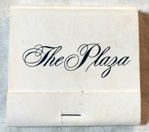 The Plaza Hotel 5th Ave 59th St New York Matchbook Late 1970's - TulipStuff