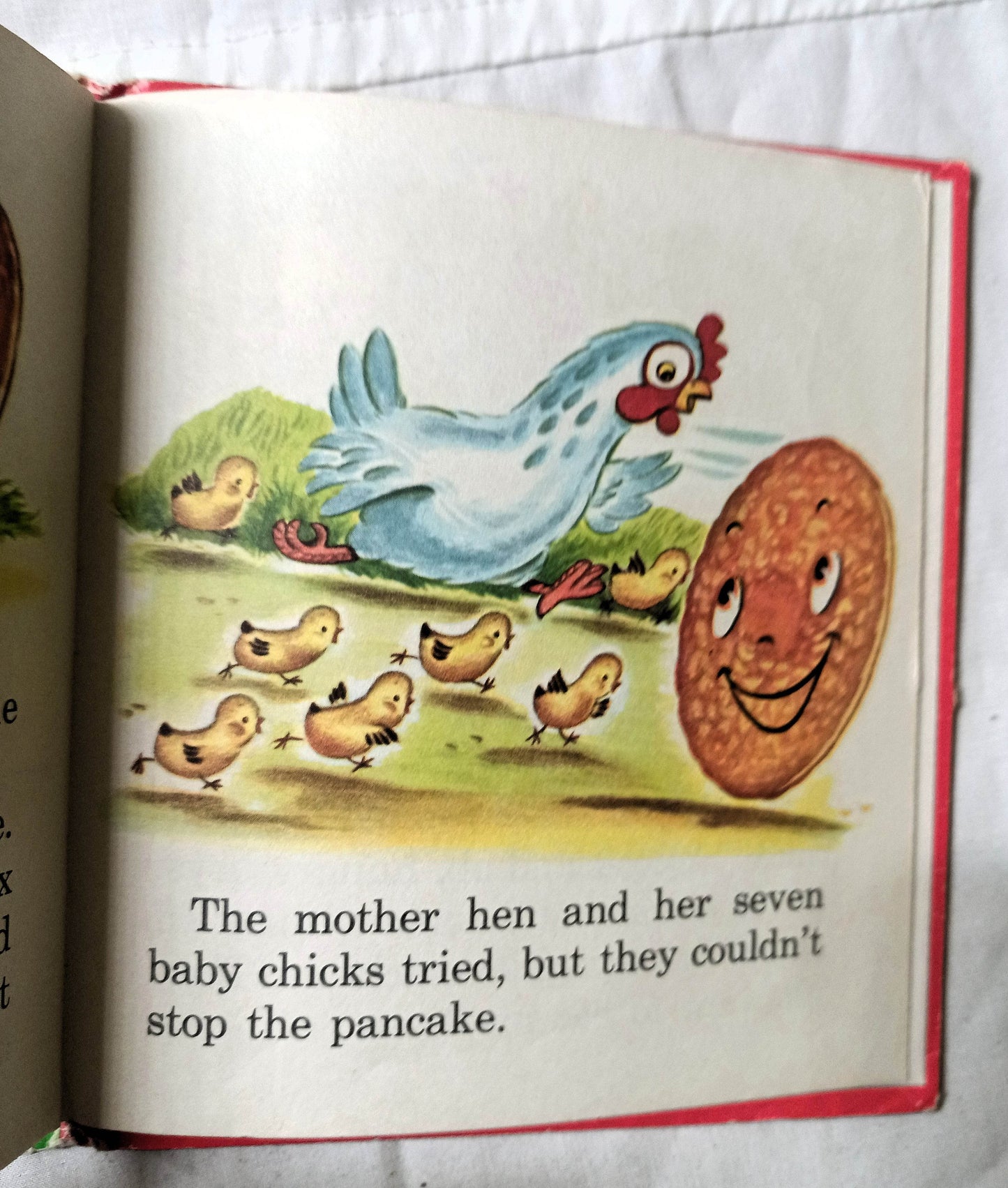 The Runaway Pancake Ben Williams Whitman Tell-A-Tale Hardcover 1956 - TulipStuff