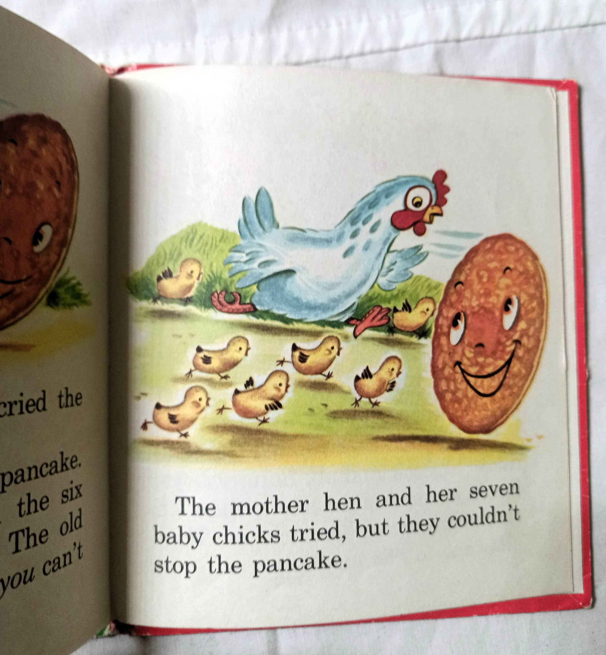 The Runaway Pancake Ben Williams Whitman Tell-A-Tale Hardcover 1956 - TulipStuff