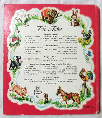 The Runaway Pancake Ben Williams Whitman Tell-A-Tale Hardcover 1956 - TulipStuff