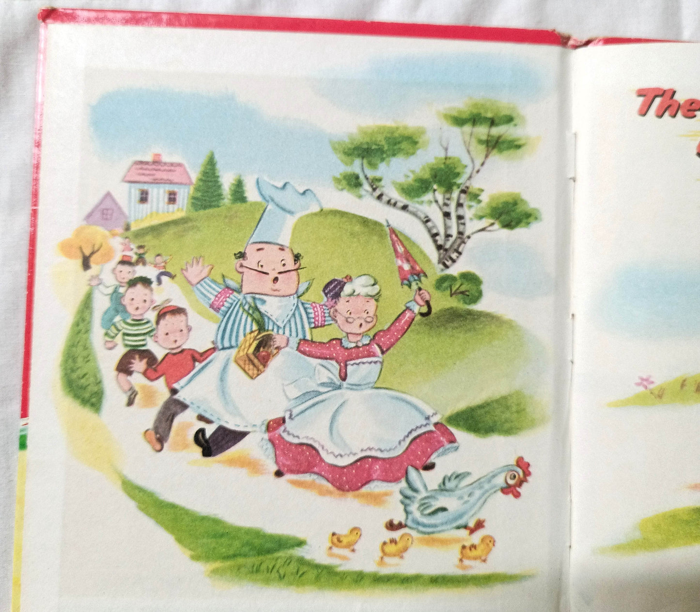 The Runaway Pancake Ben Williams Whitman Tell-A-Tale Hardcover 1956 - TulipStuff