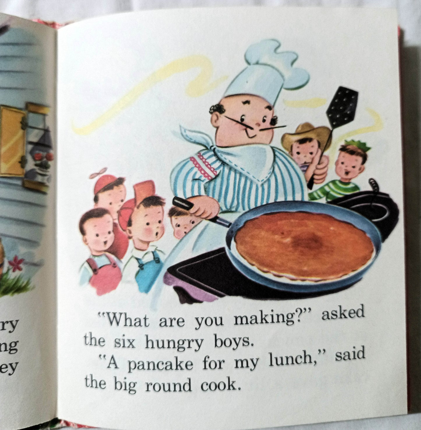 The Runaway Pancake Ben Williams Whitman Tell-A-Tale Hardcover 1956 - TulipStuff