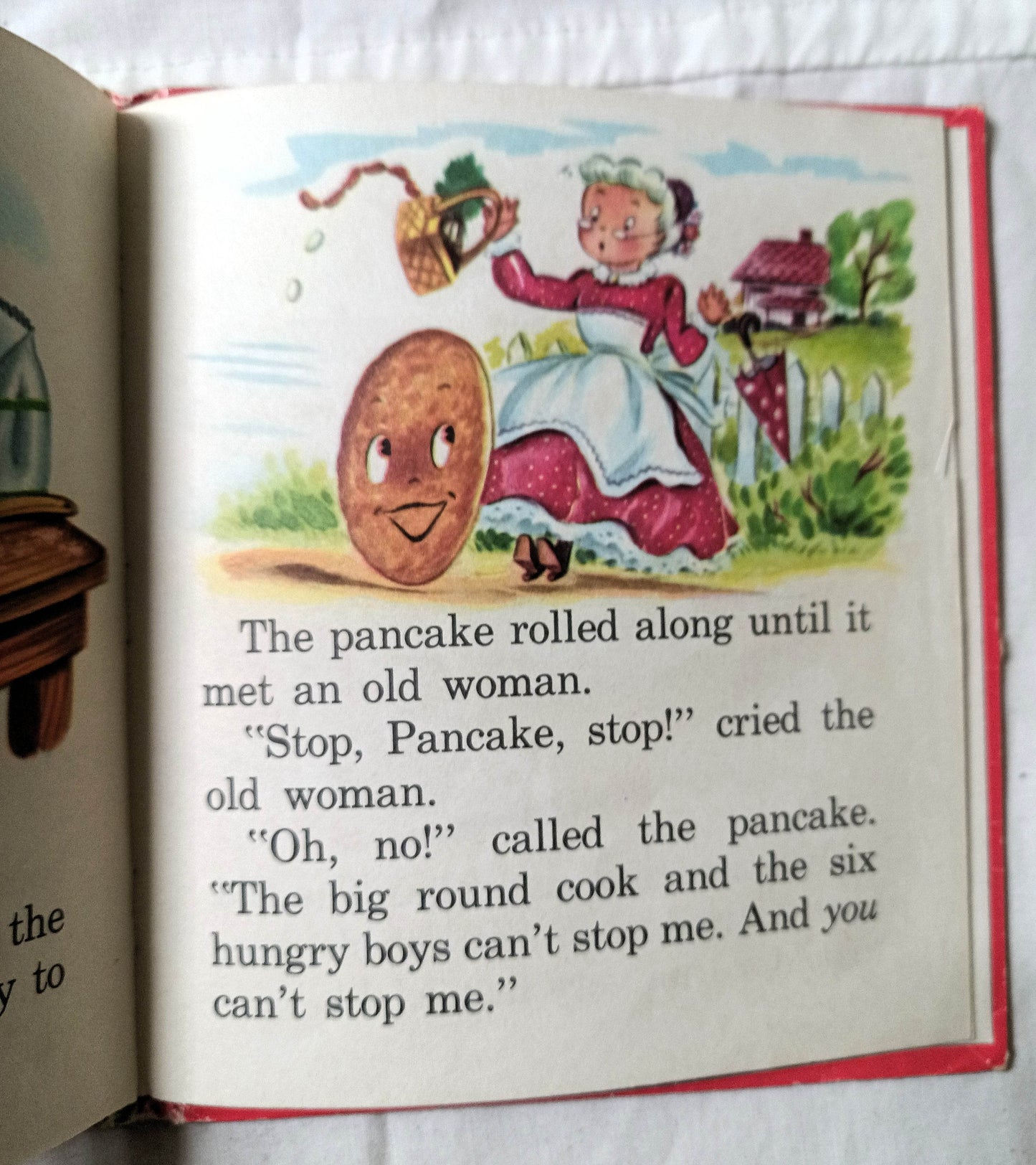 The Runaway Pancake Ben Williams Whitman Tell-A-Tale Hardcover 1956 - TulipStuff