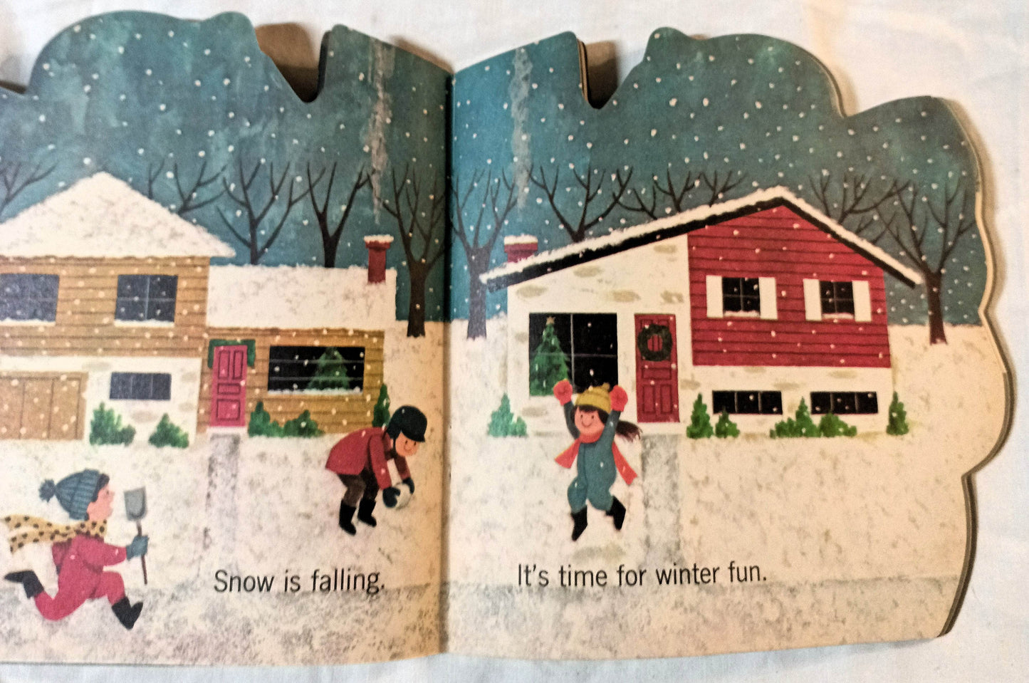 The Snowman Book by Joseph Kaufman - A Golden Shape Book 1965 - TulipStuff