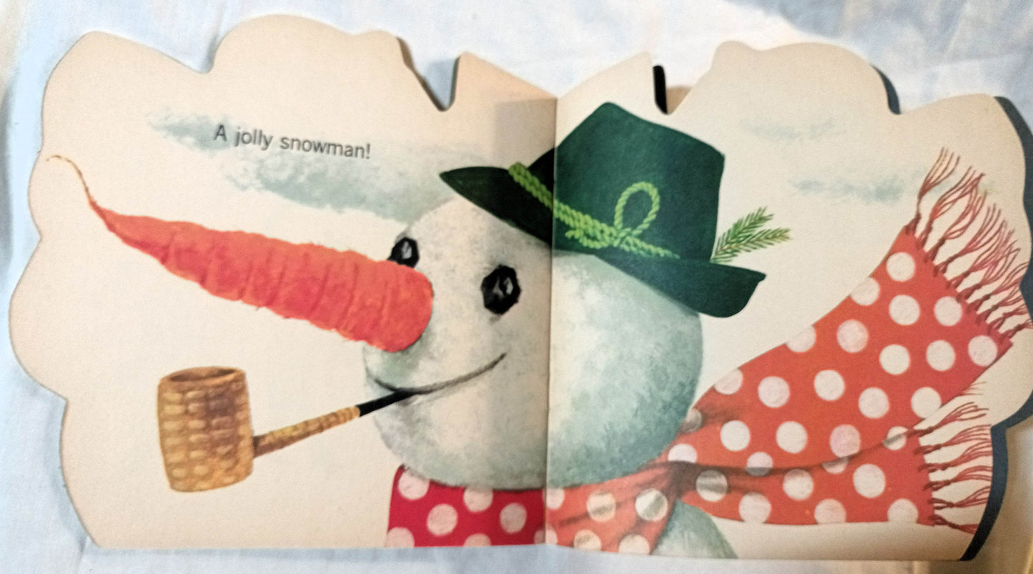 The Snowman Book by Joseph Kaufman - A Golden Shape Book 1965 - TulipStuff