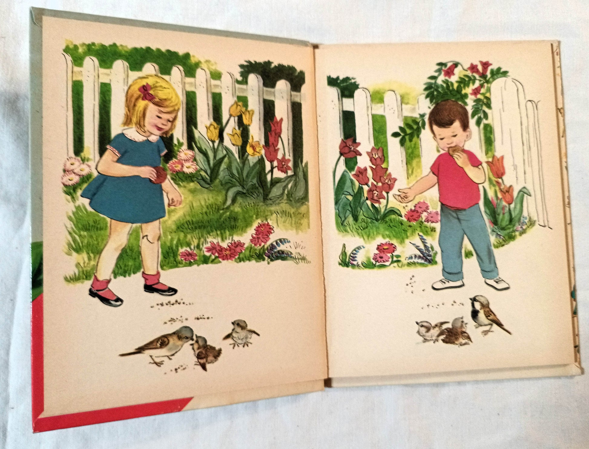 The Sparrows Nest Helen Frances Stanley Rand McNally Elf Book 1969 - TulipStuff