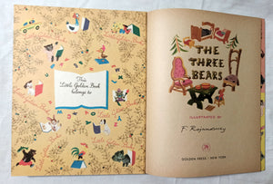 The Three Bears Little Golden Book Hardcover 1948 Rojankovsky - TulipStuff