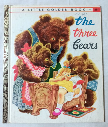 The Three Bears Little Golden Book Hardcover 1948 Rojankovsky - TulipStuff