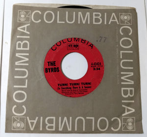 The Byrds Turn! Turn! Turn! (To Everything There Is A Season) Vinyl 7" 1965 - TulipStuff