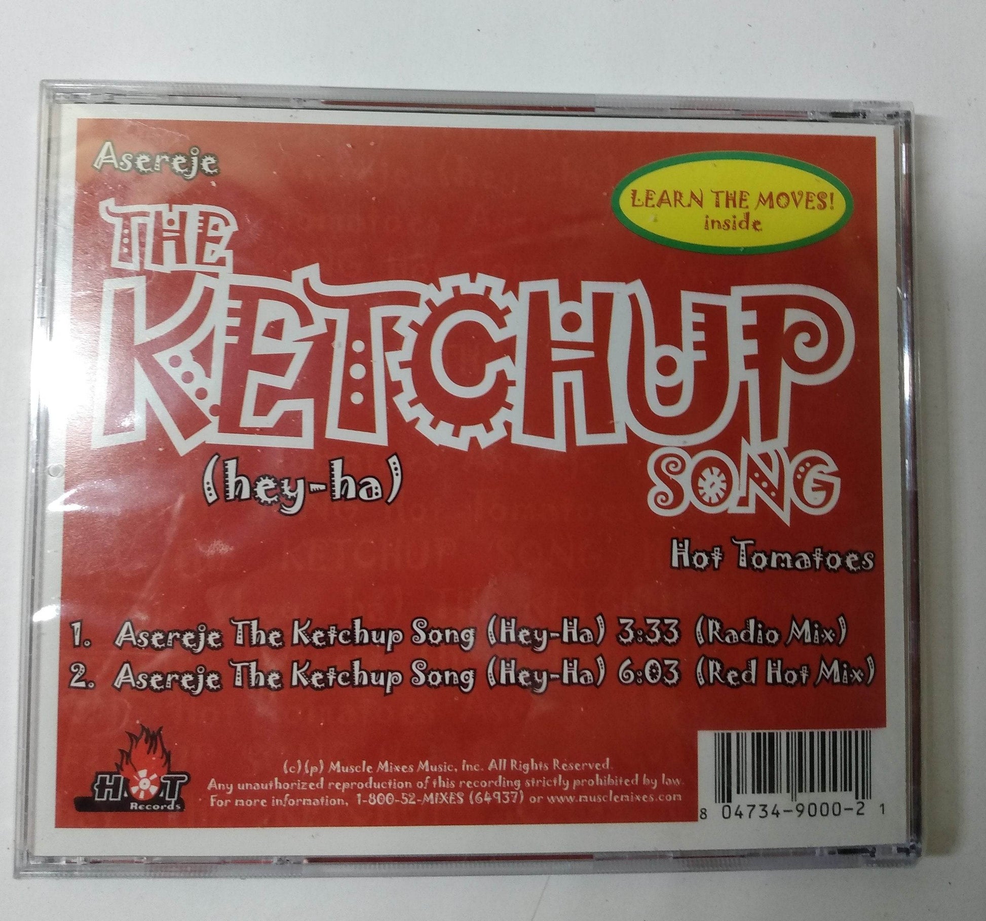 Hot Tomatoes Asereje - The Ketchup Song (Hey-Ha) CD Single 2002 - TulipStuff