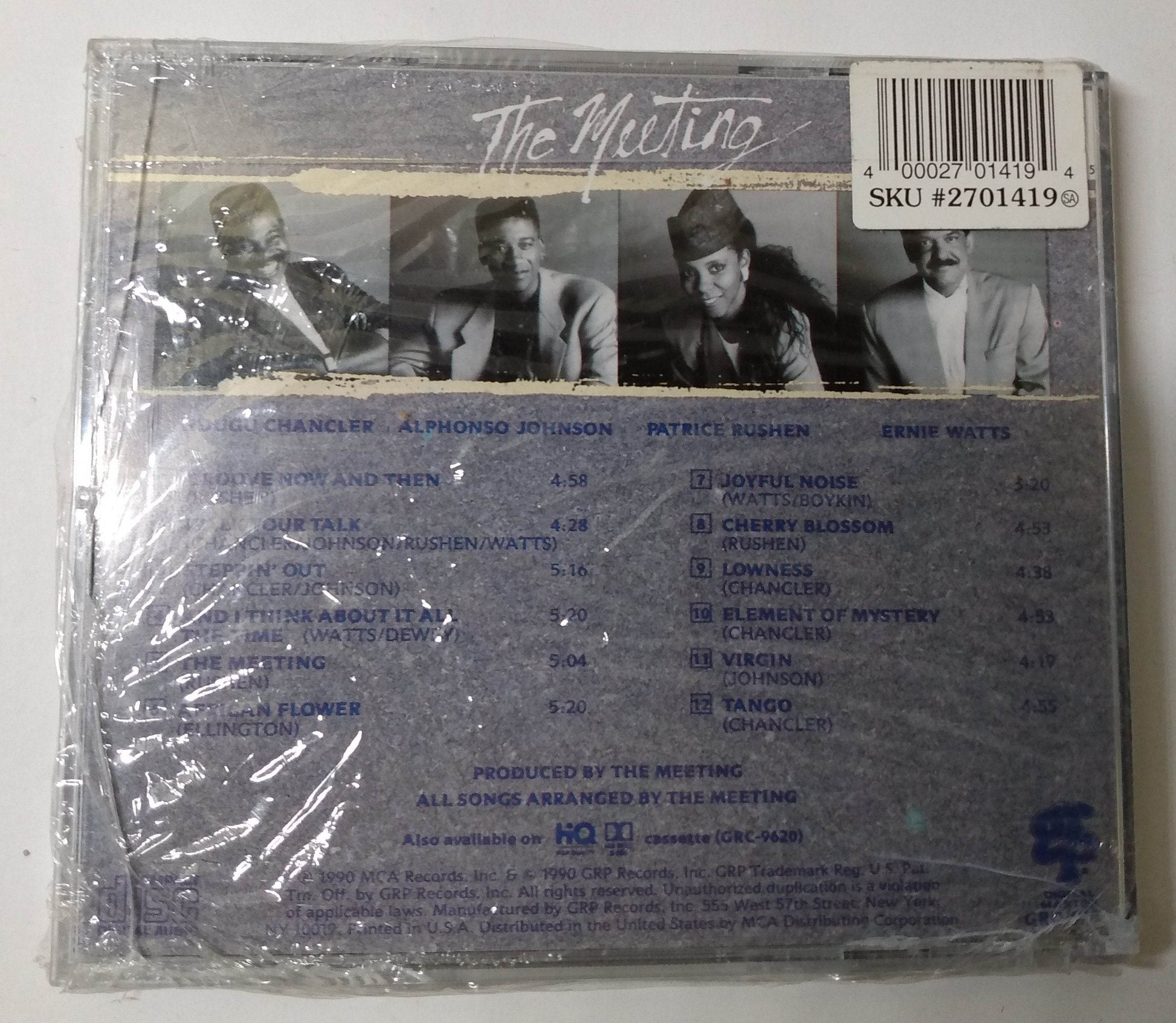 The Meeting Jazz Fusion Supergroup Album CD GRP 1990 - TulipStuff