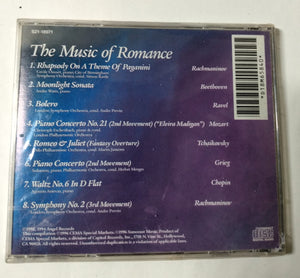 The Music Of Romance Rachmaninov Chopin Ravel Mozart Grieg CD 1996 - TulipStuff