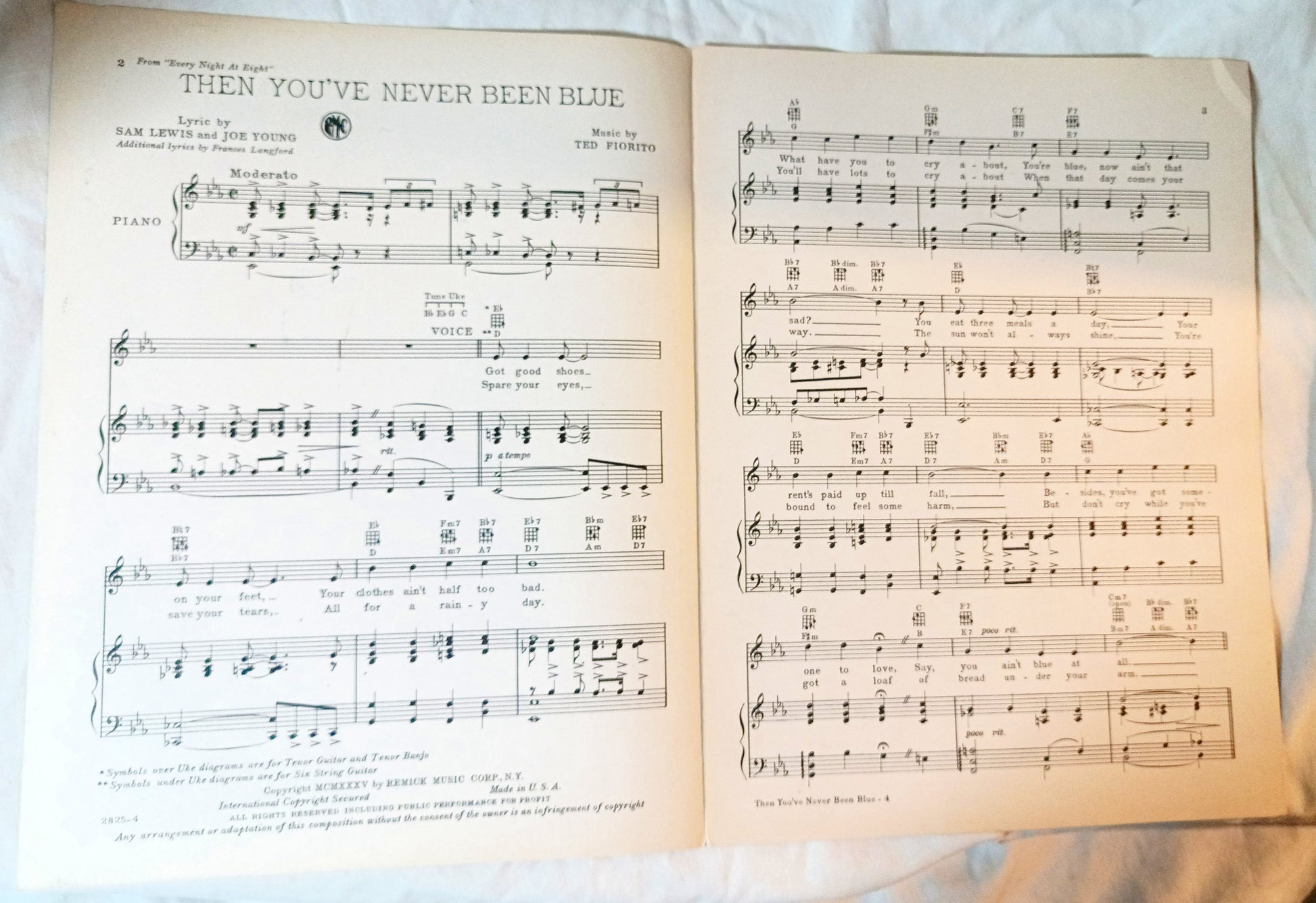 Then You've Never Been Blue Every Night At Eight Alice Faye 1935 - TulipStuff