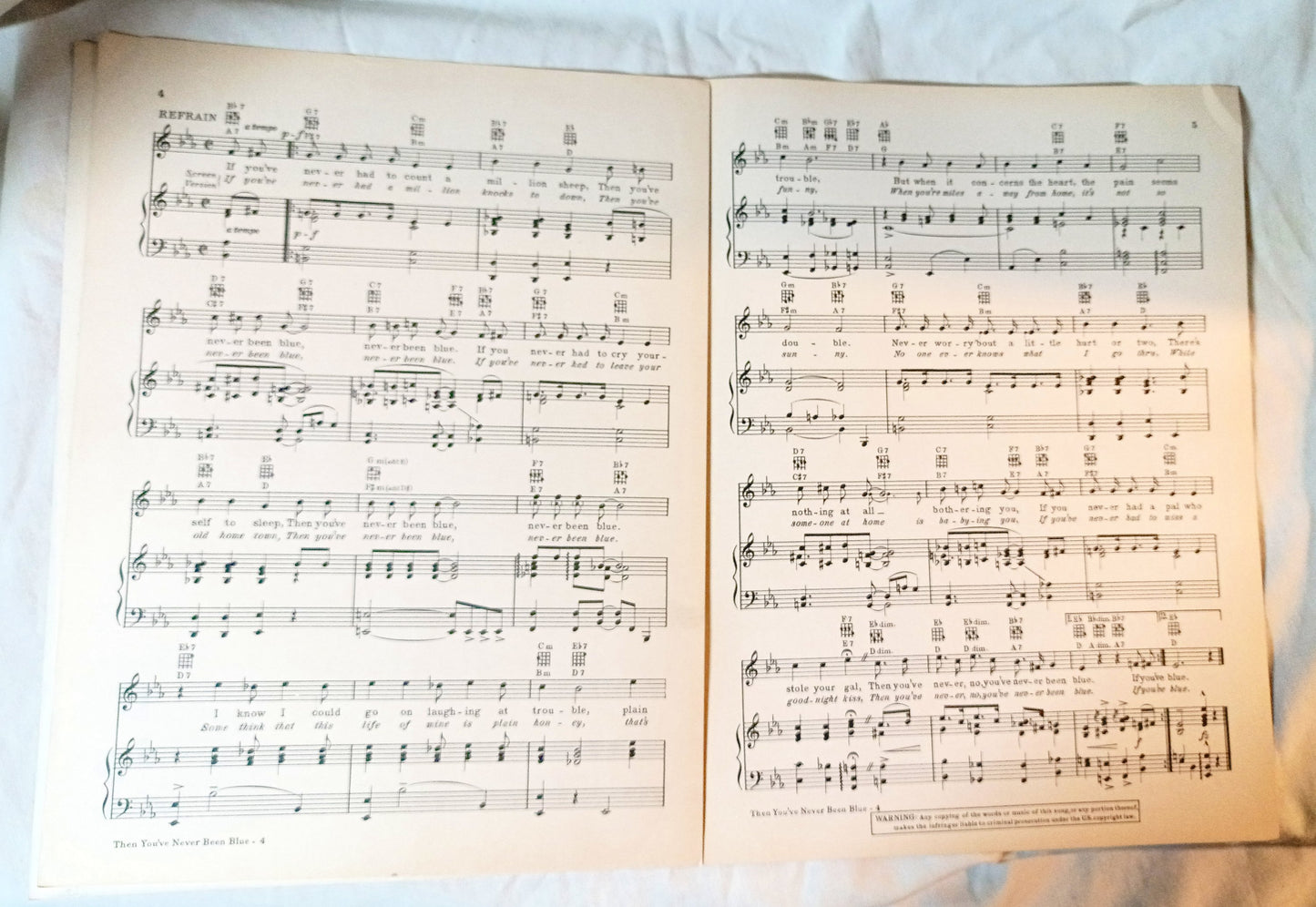 Then You've Never Been Blue Every Night At Eight Alice Faye 1935 - TulipStuff